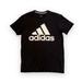 Adidas Shirts | Adidas Black & White Graphic Tee T Shirt Athletic Wear Mens Size M No Flaws | Color: Black/White | Size: M