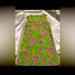 Lilly Pulitzer Dresses | Lilly Pulitzer 8, Girls Vintage Green Floral Shift Dress | Color: Green | Size: 8g