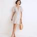 Madewell Dresses | Madewell Eyelet Sophia Striped Mini Dress Xxs - Worn Once! | Color: Blue/Cream | Size: Xxs