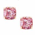Kate Spade Jewelry | Kate Spade Mini Glitter & Glee Earrings | Color: Gold/Pink | Size: Os