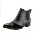 Coach Shoes | Coach Suffolk Patchwork Black Snake/Calf Bootie | Color: Black | Size: 8