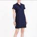 J. Crew Dresses | J. Crew Blue Polka Dot Corduroy Dress | Color: Blue/White | Size: Xxs