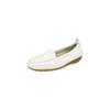 Mokassin NATURAL FEET "Marie", Damen, Gr. 39, weiß, Leder, feminin, Schuhe Damenschuh Mokassin Slipper, aus weichem Hirschleder