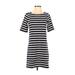 Gap Casual Dress - Shift: Blue Stripes Dresses - Women's Size Small Petite