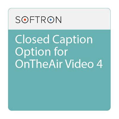 Softron Closed Caption Option for OnTheAir Video 4 ST-3.A006V