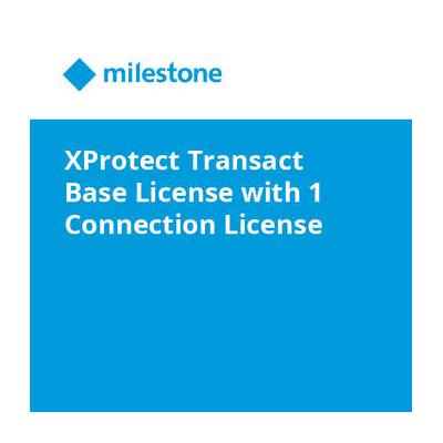 Milestone XProtect Transact Base License with 1 Connection License XPTBS