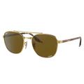 Ray-Ban RB3688 Sunglasses Arista Frame Brown Lens Polarized 55 RB3688-001-AN-55