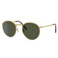 Ray-Ban RB3637 New Round Sunglasses Legend Gold Frame Green Lens 50 RB3637-919631-50