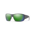 Smith Optics Guide's Choice Sunglasses ChromaPop Polarized Green Mirror Lens Natte Cement Frame 204947FRE62UI