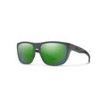 Smith Optics Barra Sunglasses Matte Cement Frame ChromaPop Polarized Green Mirror Lens 201268RIW60UI