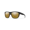 Smith Optics Barra Sunglasses Matte Black Frame ChromaPop Polarized Bronze Mirror Lens 20126800360QE