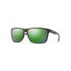 Smith Optics Riptide Sunglasses Matte Tortoise Frame ChromaPop Glass Polarized Green Mirror Lens 203682HGC61UI