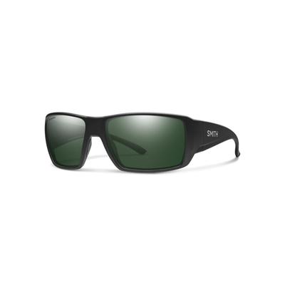 Smith Optics Guide's Choice XL Sunglasses Matte Black Frame ChromaPop Polarized Gray Green Lens 20444700363L7