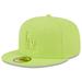 Men's New Era Neon Green Los Angeles Dodgers 2023 Spring Color Basic 59FIFTY Fitted Hat