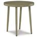 Signature Design by Ashley Metal Outdoor Side Table Metal in Brown | 22.83 H x 22 W x 22 D in | Wayfair P390-706