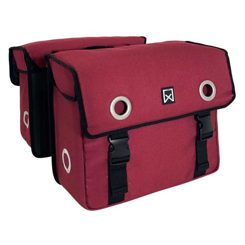 Willex Fahrradtaschen 30 L Canvas Rot