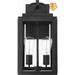 17 Stories Plastic Armed Sconce Glass/Plastic in Black | 17 H x 9 W x 10 D in | Wayfair FED1E8FEB9DD4EF5B2FE14FC8E5EC3A7