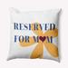 The Holiday Aisle® Fridlet Throw Square Indoor/Outdoor Pillow Cover & Insert Polyester/Polyfill blend in Yellow | 20 H x 20 W x 7 D in | Wayfair