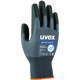 Montage-Handschuh phynomic allround Gr. 6, grau/schwarz, Aqua-Polymer-Schaum - Uvex