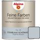 Feine Farben Lack No. 16 Steinblaue Schönheit blaugrau edelmatt 750 ml Buntlacke - Alpina