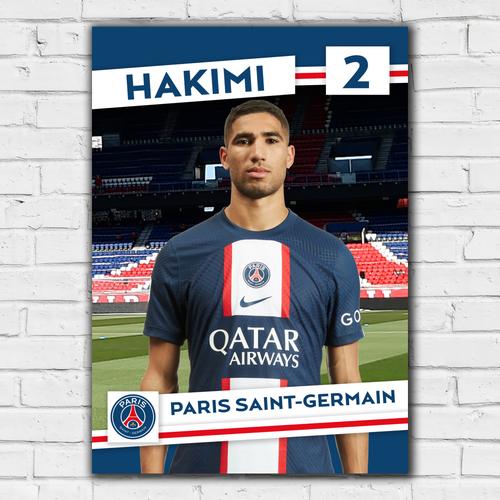 Paris Saint-Germain Hakimi-Druck – A3