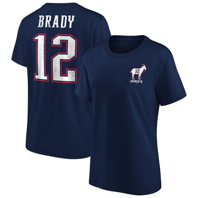 New England Partiots Brady Sneak Graphic T-Shirt – Damen Image