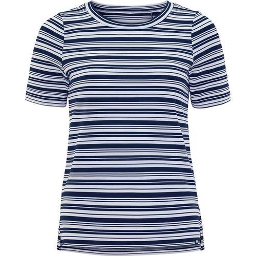 SCHNEIDER SPORTSWEAR Damen Shirt MAURAW-SHIRT, Größe 46 in dunkelblau/weiß