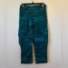 Anthropologie Pants & Jumpsuits | By Anthropologie Austin Cargo Teal Turquoise Green Capri Pants Camo Size 25p | Color: Blue/Green | Size: 25p