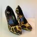 Jessica Simpson Shoes | Jessica Simpson Size 7 Leopard Print Heels | Color: Black/Tan | Size: 7