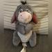 Disney Toys | Disney Parks Eeyore Plush With Detachable Tail Winnie The Pooh Stuffed Animal 7” | Color: Gray | Size: 10”