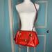 Coach Bags | Coach Madison Madeline East West 25172 Orange/Red Purse With Crossbody Strap | Color: Orange/Red | Size: Os