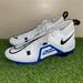 Nike Shoes | Nike Alpha Menace Pro 3 Football Cleats White Black Blue Mens Sz Ct6649-101 | Color: Black/Blue/White | Size: Various