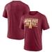 Men's Fanatics Branded Heather Maroon Arizona State Sun Devils Bounding Box Tri-Blend T-Shirt