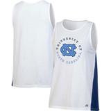 Women's Russell White North Carolina Tar Heels Swing Tank Top