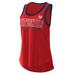 Women's G-III 4Her by Carl Banks Red Washington Nationals Clubhouse Tank Top