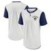 Men's Fanatics Branded Oatmeal Milwaukee Brewers High and Tight Henley T-Shirt