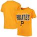 Youth Pittsburgh Pirates Gold Wordmark Team T-Shirt