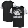 Youth Black Las Vegas Raiders Helmet T-Shirt