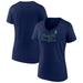 Women's Fanatics Branded Navy Seattle Mariners Regulation V-Neck T-Shirt