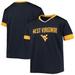 Youth Navy West Virginia Mountaineers Jersey V-Neck T-Shirt