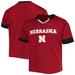 Youth Scarlet Nebraska Huskers Jersey V-Neck T-Shirt