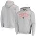 Men's Russell Heathered Gray Texas Tech Red Raiders Tri-Blend Pullover Hoodie