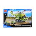 Wise Block Hubschrauber Geformt Baustein Spielzeugauto（676 pcs）, Lego Kompatibles STEM Spielzeug für Kinder ab 8 Jahren, Ferngesteuertes Auto Geburtstagsgeschenk für Kinder