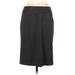 H&M Casual Skirt: Gray Solid Bottoms - Women's Size 8