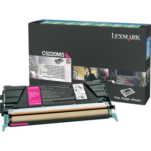 Lexmark C5220MS Toner magenta original - passend für Lexmark C 530 DN