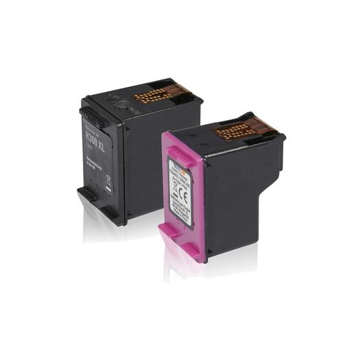 HP 300XL / CC 644 EE Tintenpatrone XXL schwarz color kompatibel - passend für HP PhotoSmart C 4690