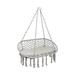 2 Person Hanging Hammock Chair with Cushion Macrame Swing - 51" x 27" x 17" (L x W x H)