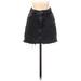 Topshop Denim Skirt: Black Bottoms - Women's Size 2