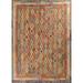 Multicolor Kilim Large Oriental Rug Flatweave Wool Carpet - 13'8" x 15'9"