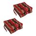 16-inch Square Tufted Indoor/Outdoor Chair Cushions (Set of 4) - 16"